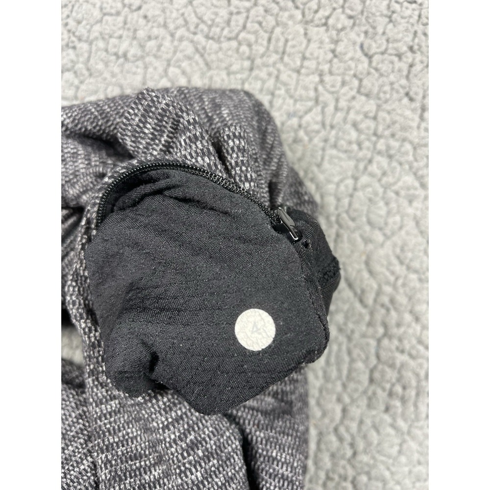 Lululemon Women's 4 Think Fast 1/4 Zip Pullover Heathered Herringbone Black Gray - Picture 7 of 10